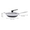 Kitcheniva Wok Pan With Lid Stainless Steel 1L